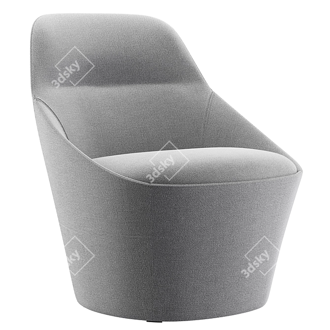 Modern Offecct Ezy Chair 3D model image 3