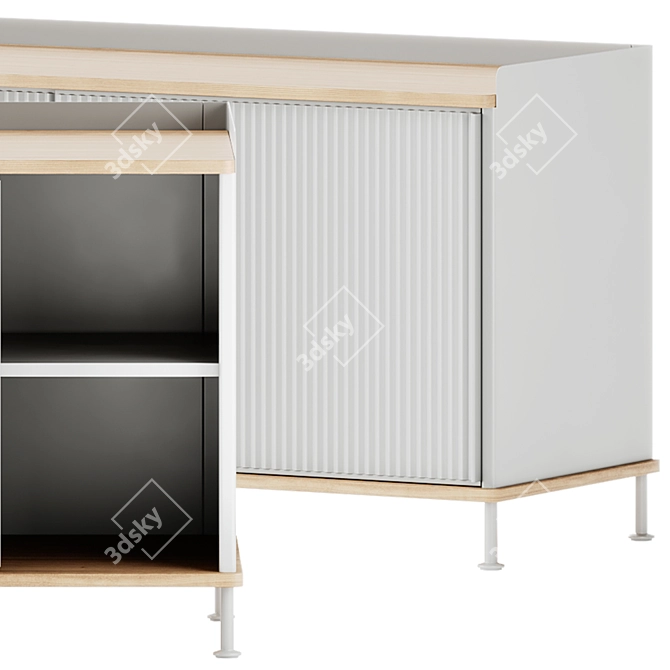 Modern Storage Solution Muuto Enfold 3D model image 5