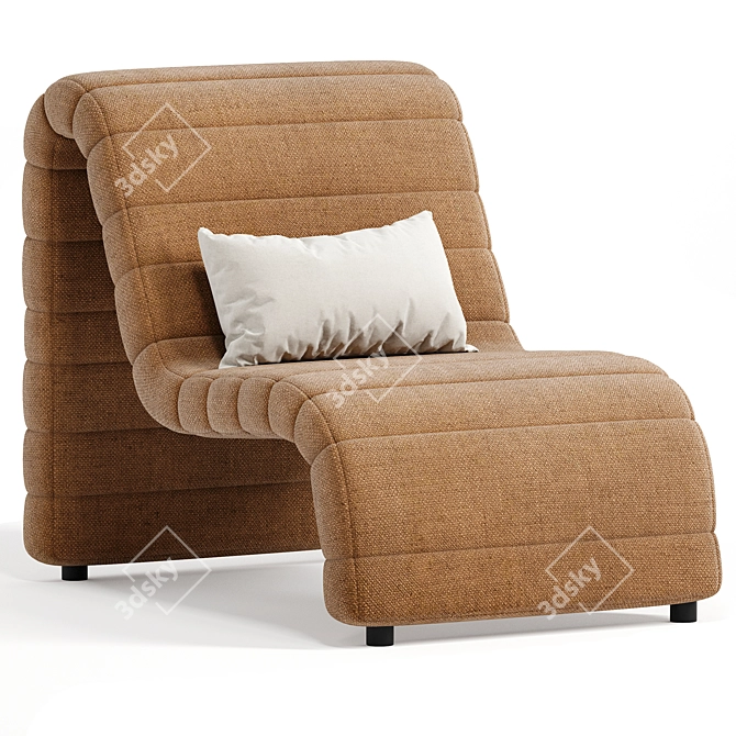 Zurich Occasional Chair: Modern Elegance 3D model image 4