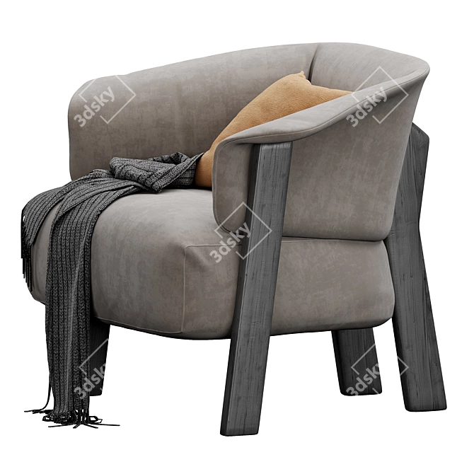 Modern Cassina Backwing Furniture Model 3D model image 6