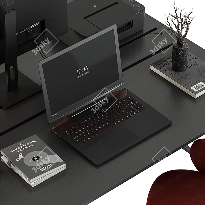 Workplace Essentials Kit - Desk Set 3D model image 2