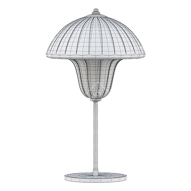 Elegant Juliette Table Lamp 3D model image 2