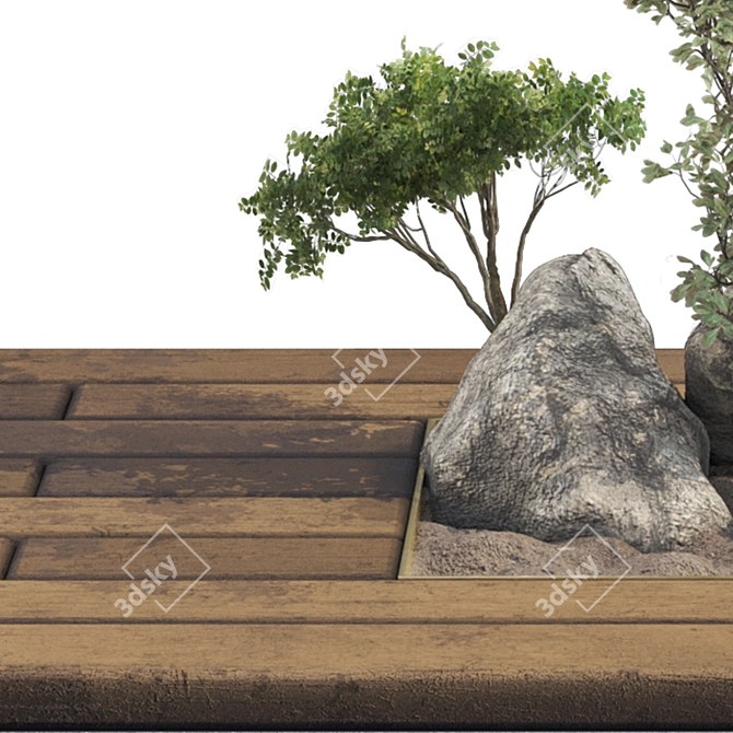  Garden Tree and Bush 132 3D model image 4