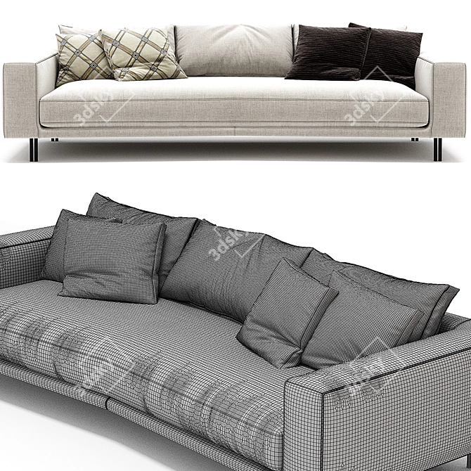 Modular Inno Erba Italia Sofa 3D model image 4