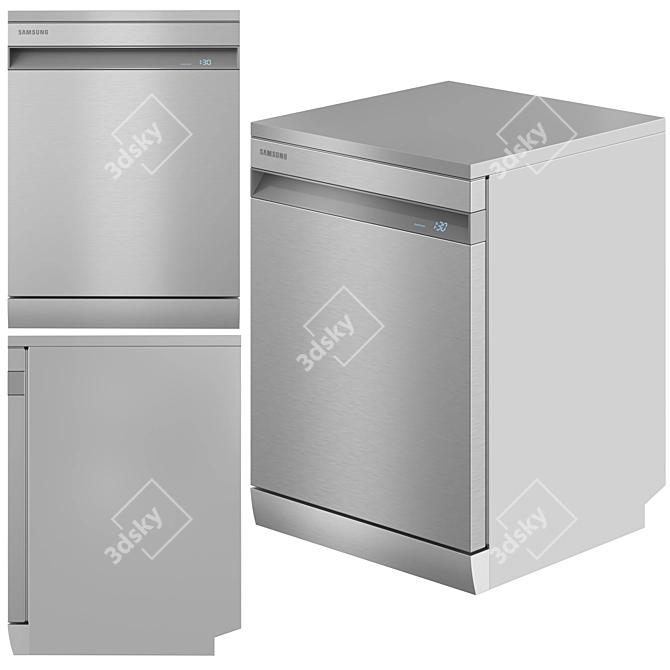 Samsung Smart Appliance Bundle 3D model image 6