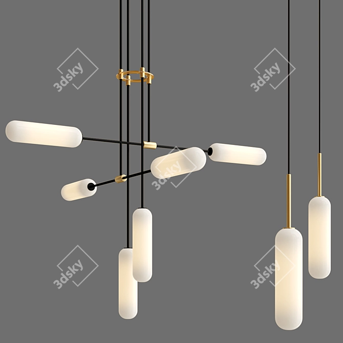 Modern Elegant Aromas Atil Lighting 3D model image 2