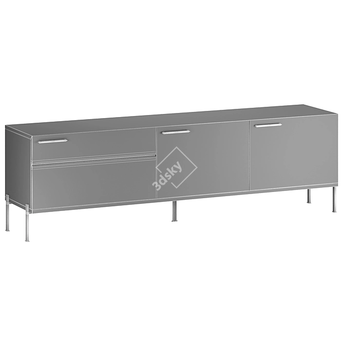 BraginDesign LIGHT TV Stand 3D model image 6