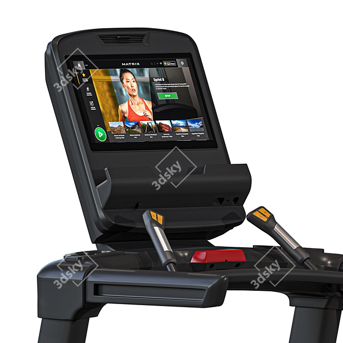 Matrix Lifestyle Treadmill: Fitness Innovation 3D model image 2