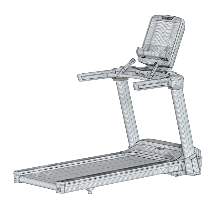 Matrix Lifestyle Treadmill: Fitness Innovation 3D model image 6