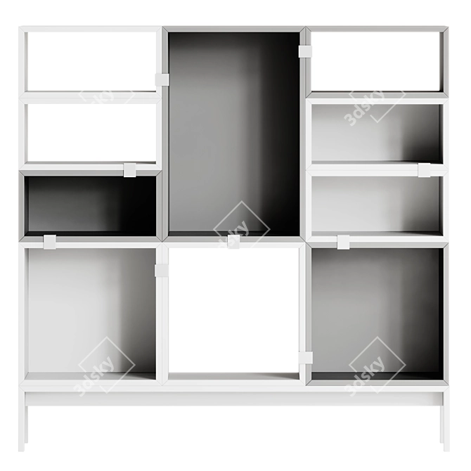 Modular Storage System, 4 Configurations 3D model image 2