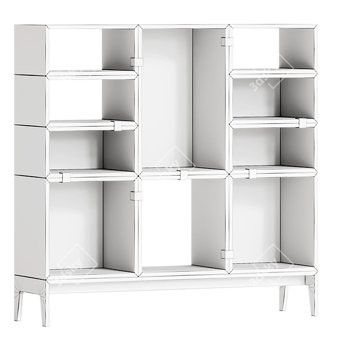 Modular Storage System, 4 Configurations 3D model image 6