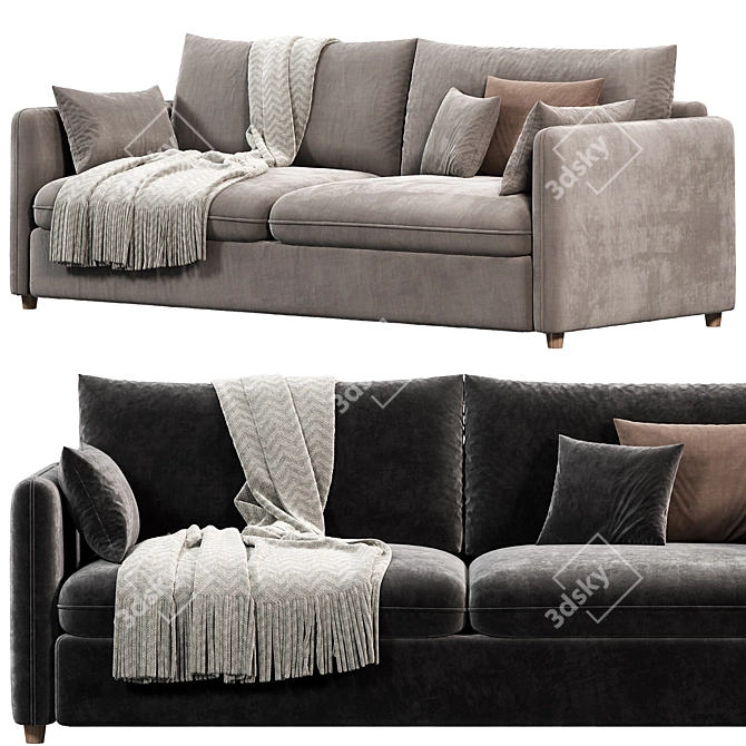 Modern Tranquil Mons Sofa Set 3D model image 3