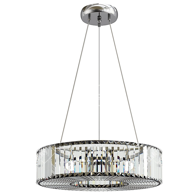 Modern Crystal Pendant Light 3D model image 1