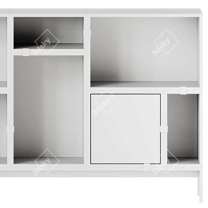 Modular Muuto Stacked Storage System 3D model image 12