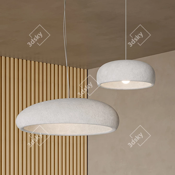 Globular Clouds Pendant Light 3D model image 2