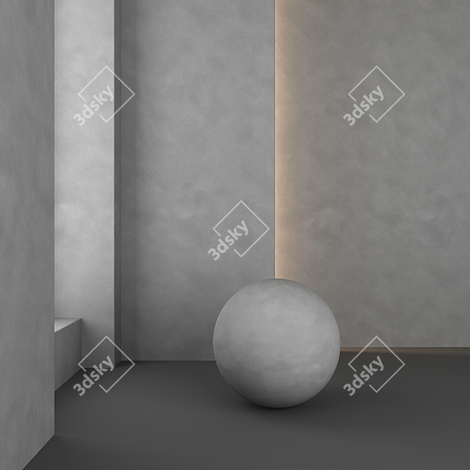 PBR Textured Wall Panel Set 3D model image 1