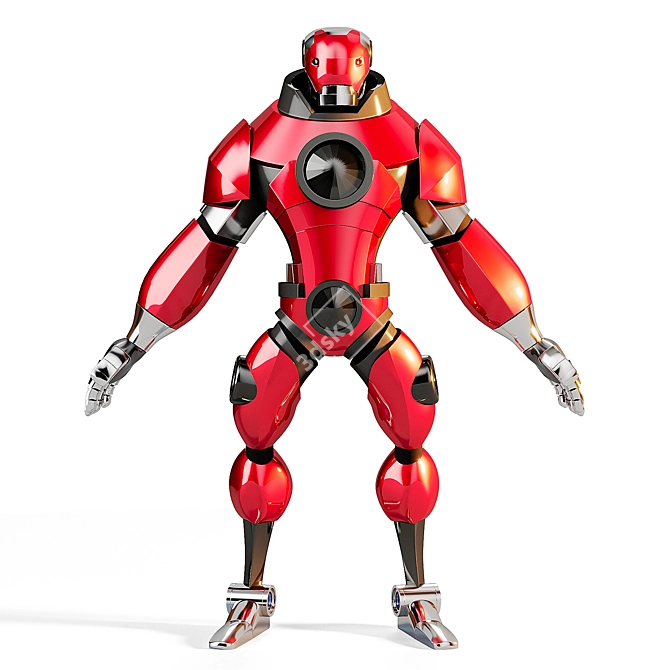 Modern Robot Model for Sale 3D model image 2