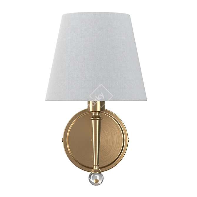 Freya Rosemary Wall Light Fixture 3D model image 3