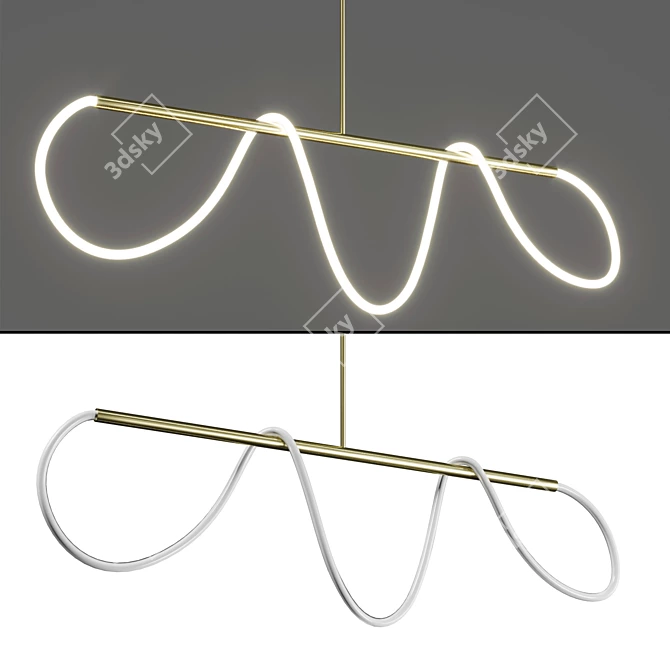 Glorify L Small Modern Wall Light 3D model image 4