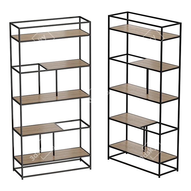 Versatile Modern Storage Shelf | 3D Models 3D model image 1