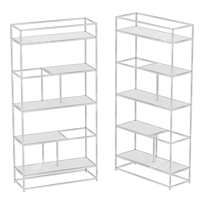 Versatile Modern Storage Shelf | 3D Models 3D model image 2