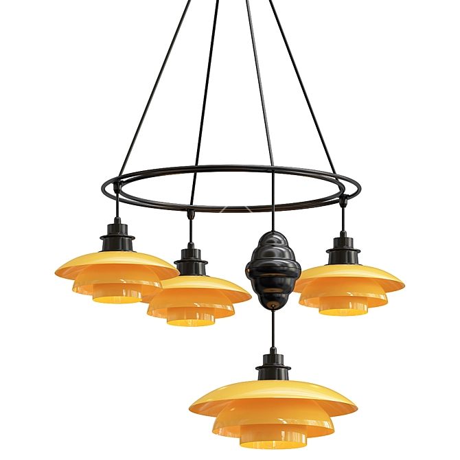 Poul Henningsen Ceiling Lamp Model 3D model image 1