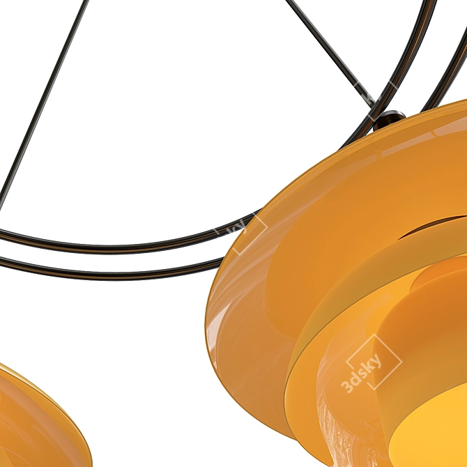 Poul Henningsen Ceiling Lamp Model 3D model image 2