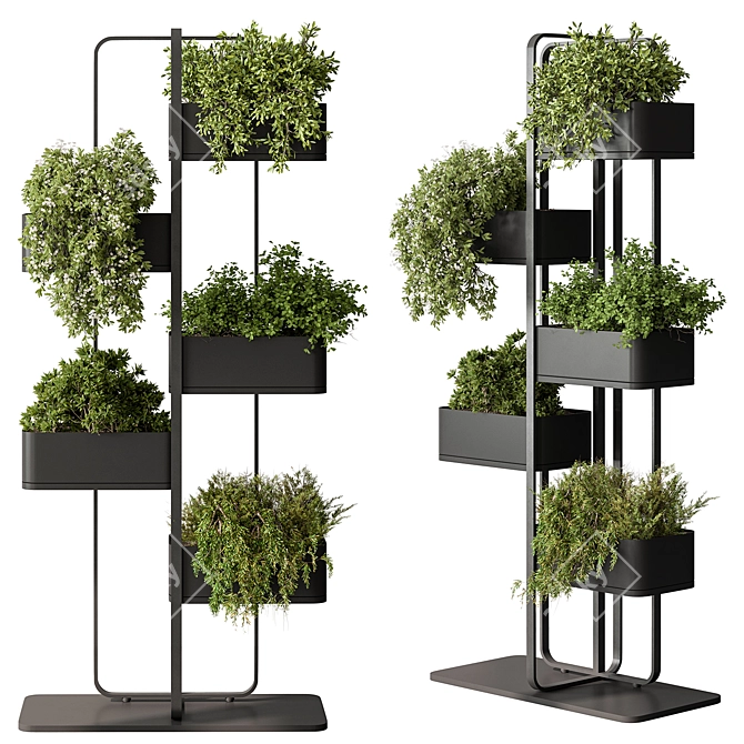 530 Indoor Plant Stand 3D model image 2