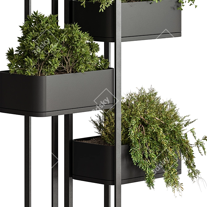 530 Indoor Plant Stand 3D model image 4