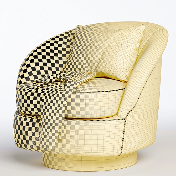 Eichholtz Cervo Swivel Chair Trio 3D model image 6