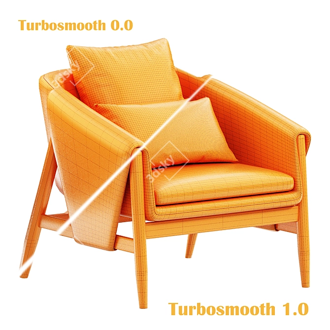 Contemporary GROSS Armchair Design 3D model image 7