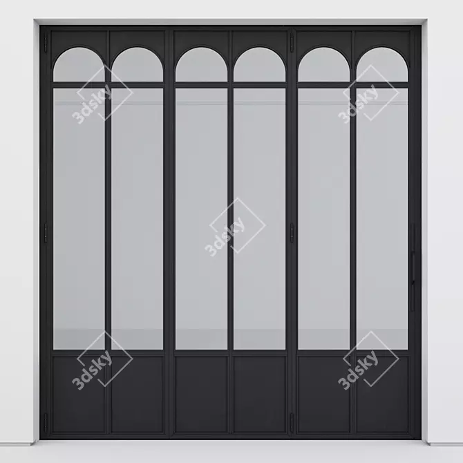 Corona Aluminium Door 337 Render 3D model image 2