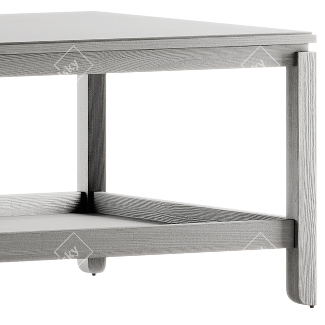 Havsta Coffee Table: Clean Scandinavian Style 3D model image 3