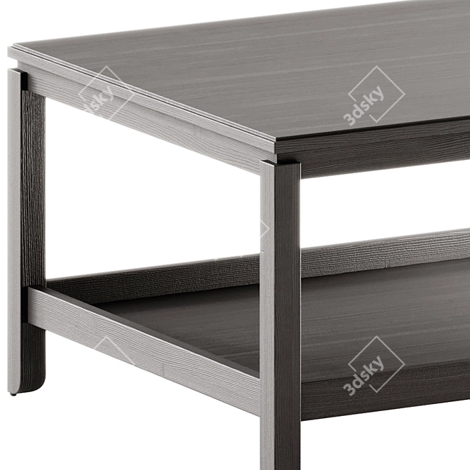 Havsta Coffee Table: Clean Scandinavian Style 3D model image 4