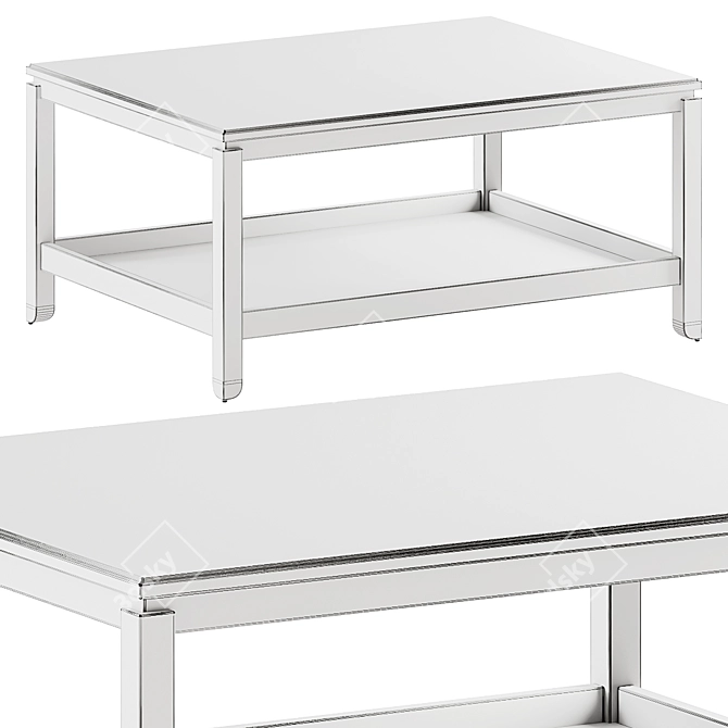 Havsta Coffee Table: Clean Scandinavian Style 3D model image 6