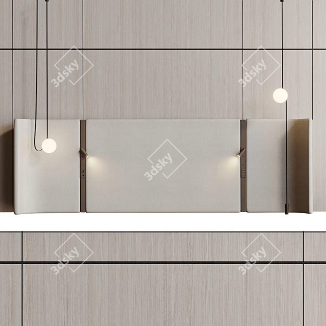 Decorative 3D Panel with TurboSmooth 3D model image 1