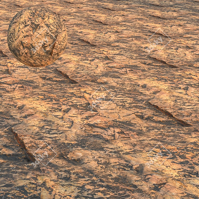 Seamless Rock Texture Pack 3D model image 1