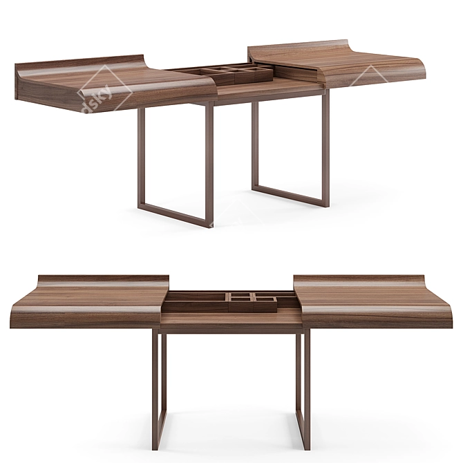 Contemporary Asa Desk: Modern Workstation 3D model image 1