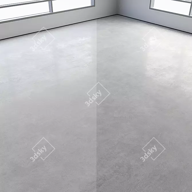 Polished Concrete Floor Kit 3D model image 2