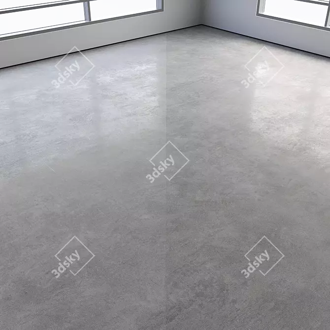 Polished Concrete Floor Kit 3D model image 3