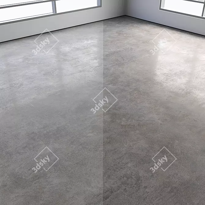 Polished Concrete Floor Kit 3D model image 4