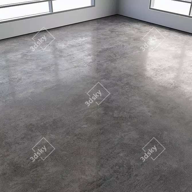 Polished Concrete Floor Kit 3D model image 5