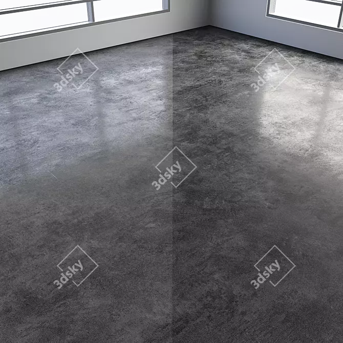 Polished Concrete Floor Kit 3D model image 6