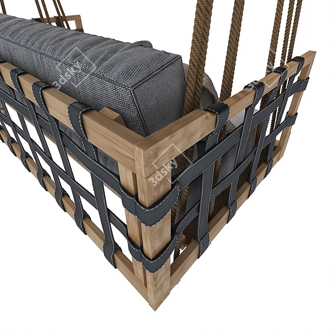 Modern Hanging Bench 2018 3D model image 3