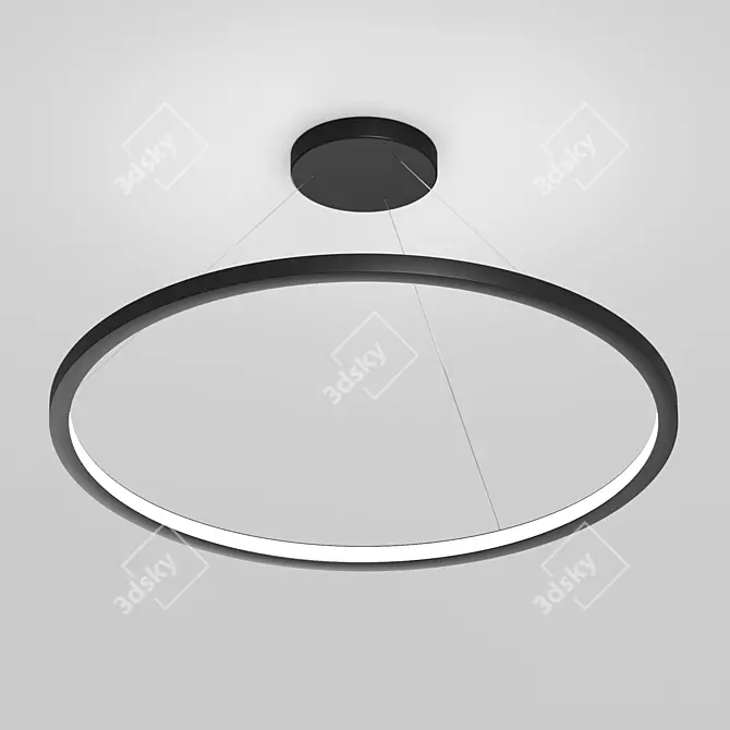 Modern LED Ring Pendant Light 3D model image 1