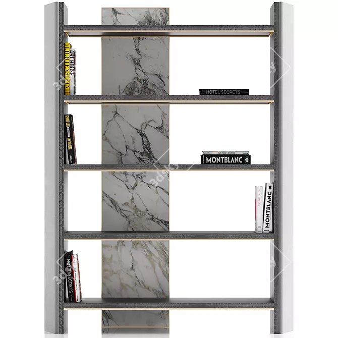  Luxxu Algerone Bookcase: Elegant Design 3D model image 2