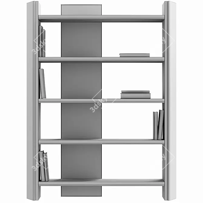  Luxxu Algerone Bookcase: Elegant Design 3D model image 3