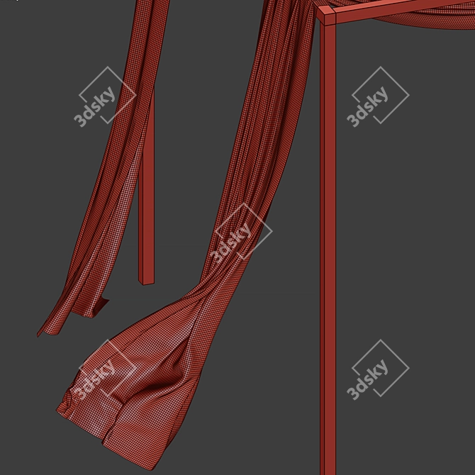 Roof Canopy Set 3D model image 5