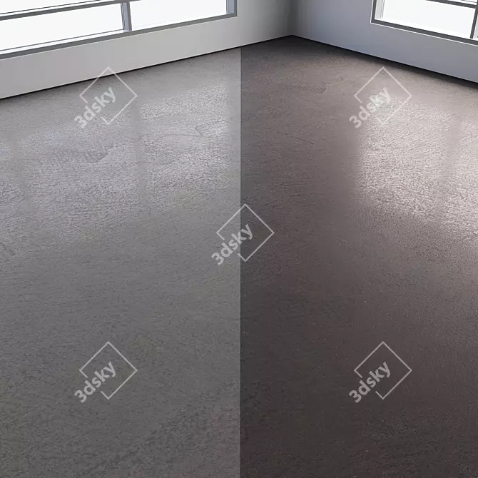 Colorful Seamless Polished Concrete Floor 3D model image 3