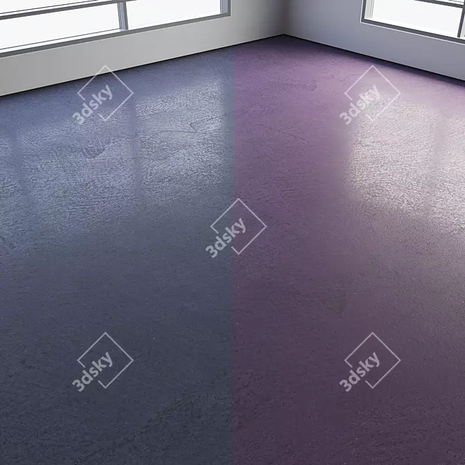 Colorful Seamless Polished Concrete Floor 3D model image 5